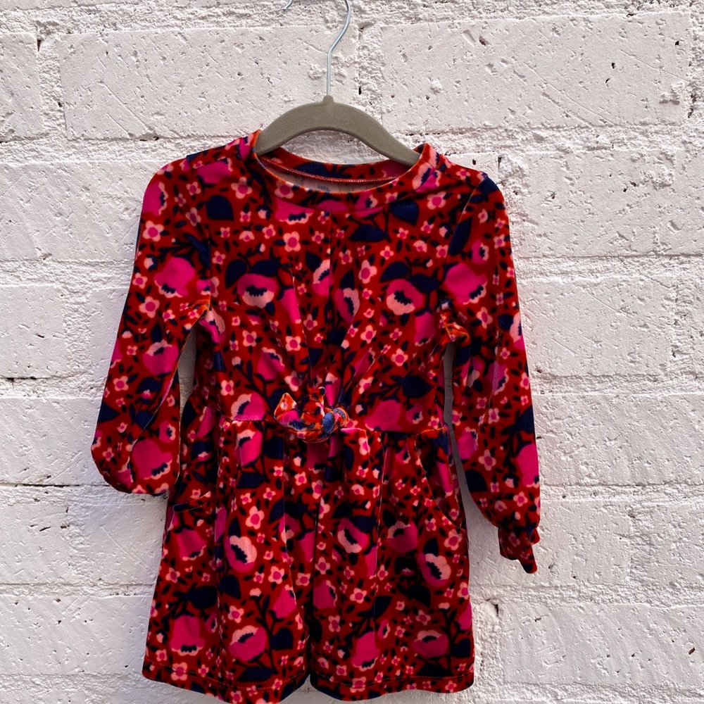 Velvet Girls 2T Funky 70’s Retro Floral Dress